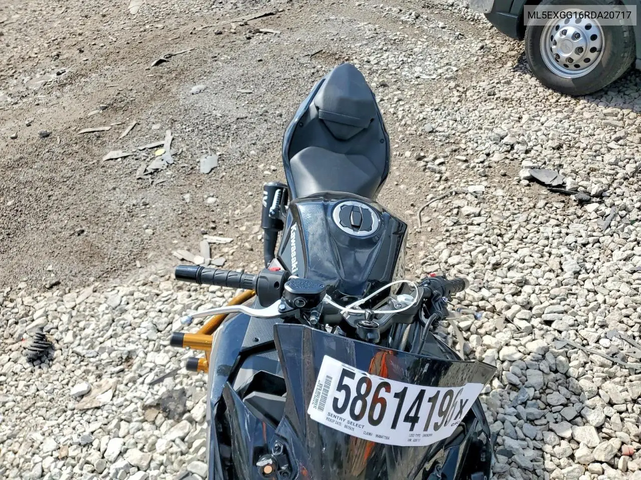 2024 Kawasaki Ex500 VIN: ML5EXGG16RDA20717 Lot: 58614196