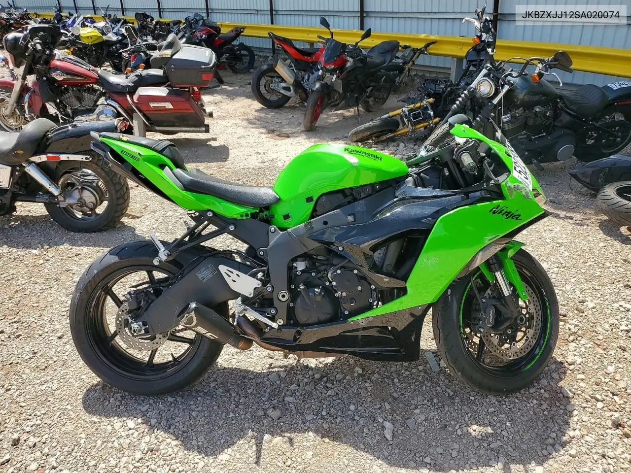 2025 Kawasaki Zx636 K VIN: JKBZXJJ12SA020074 Lot: 52219856