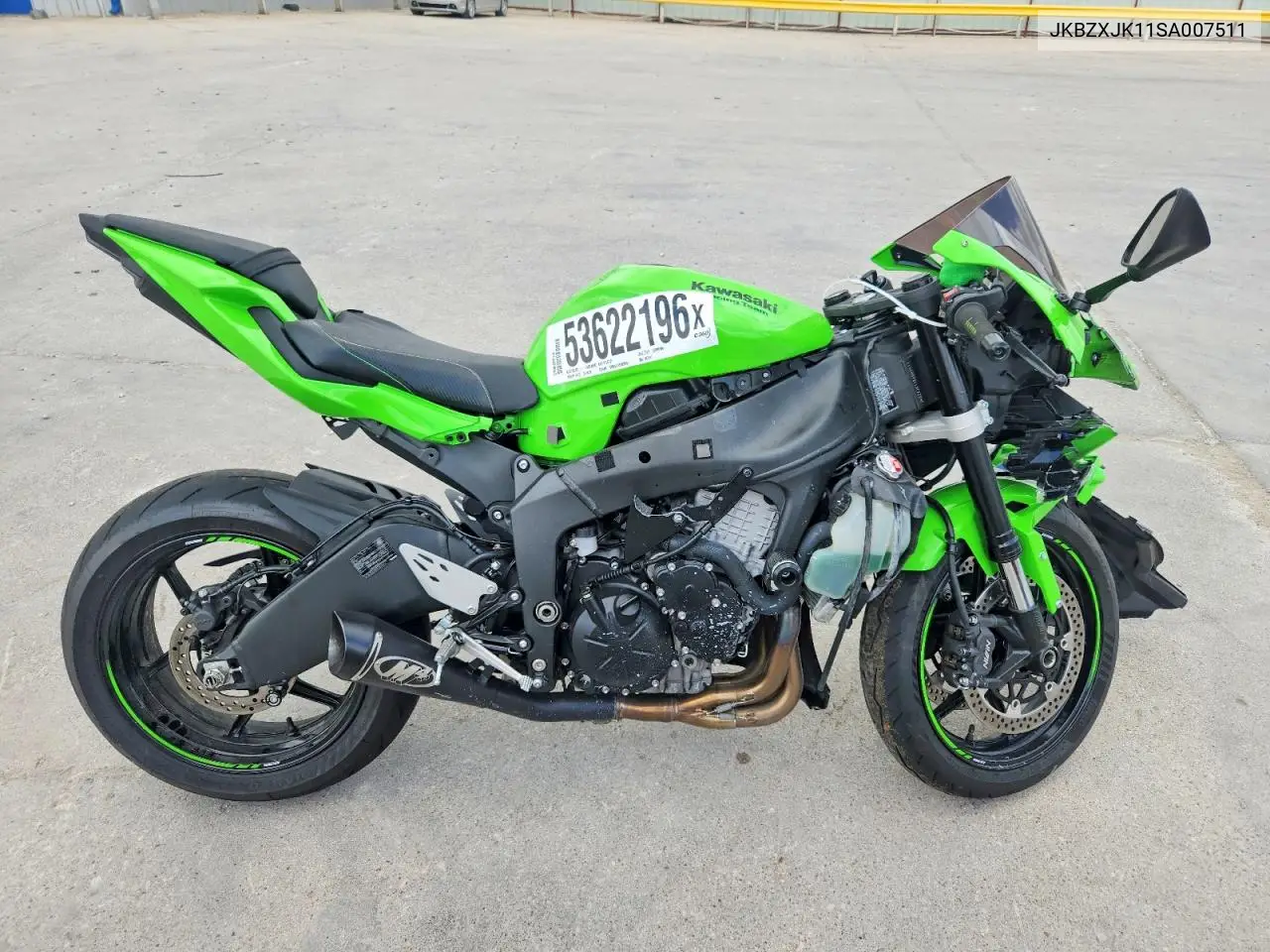 2025 Kawasaki Zx636 K VIN: JKBZXJK11SA007511 Lot: 53622196