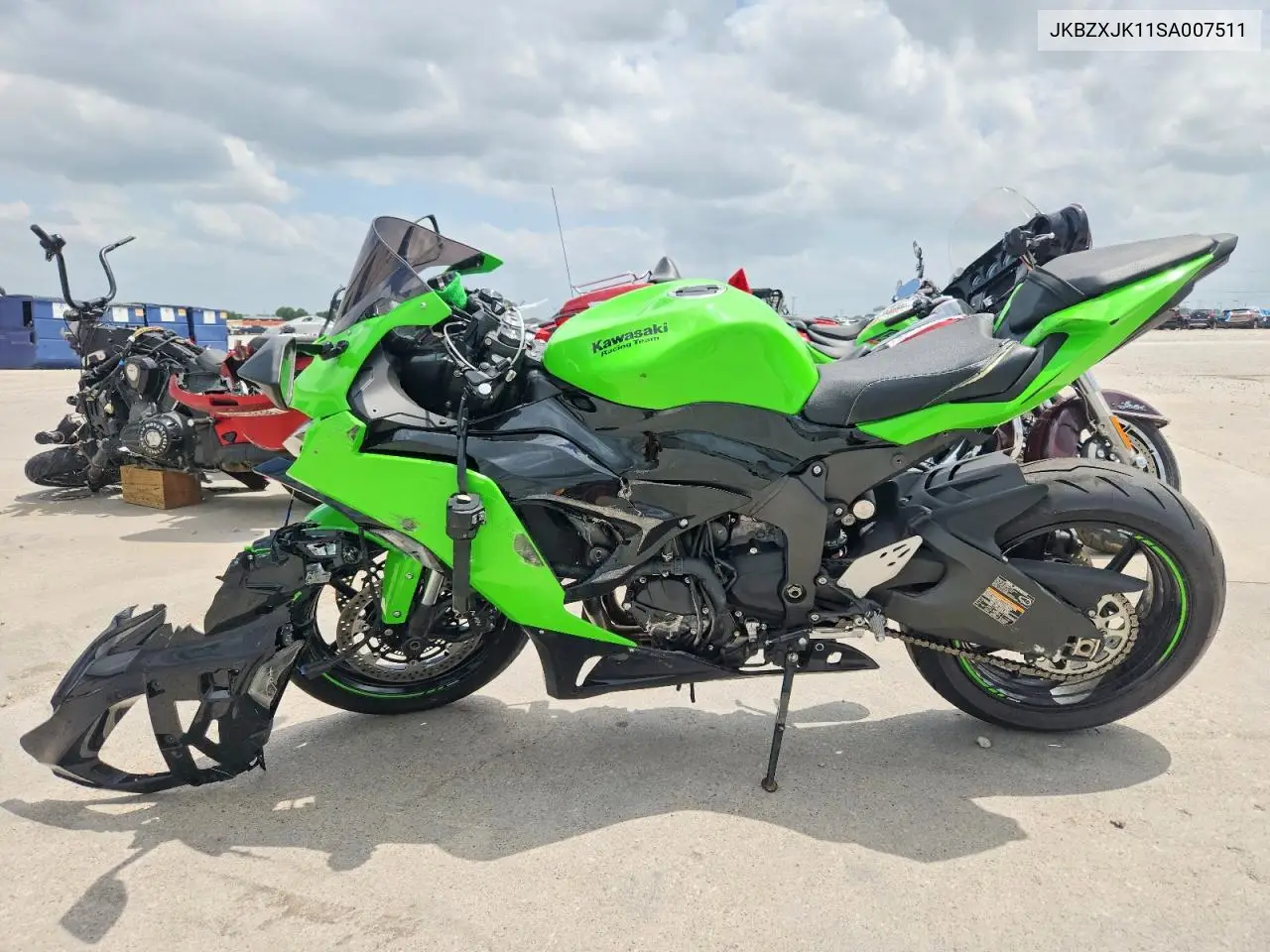 2025 Kawasaki Zx636 K VIN: JKBZXJK11SA007511 Lot: 53622196