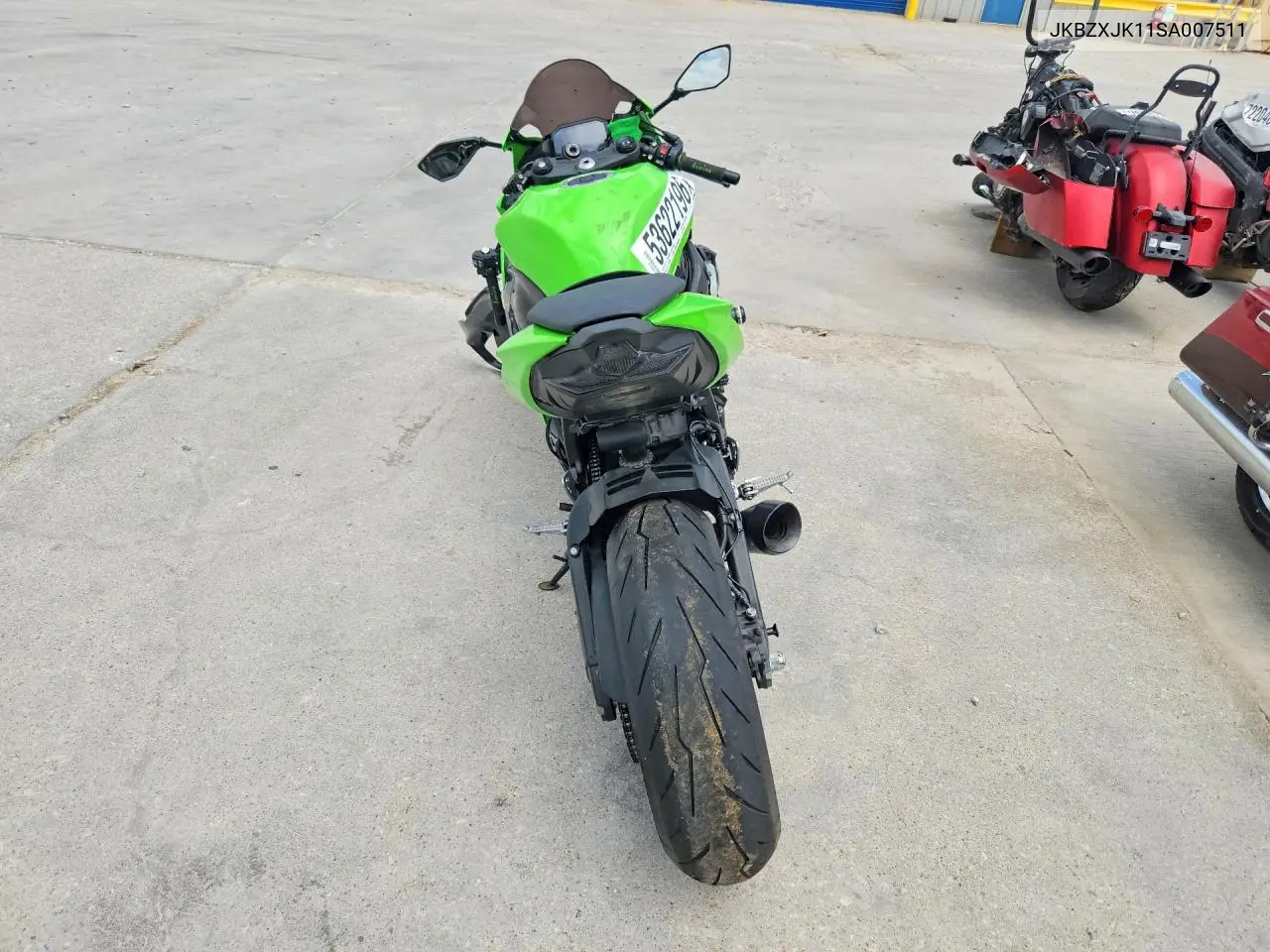 2025 Kawasaki Zx636 K VIN: JKBZXJK11SA007511 Lot: 53622196