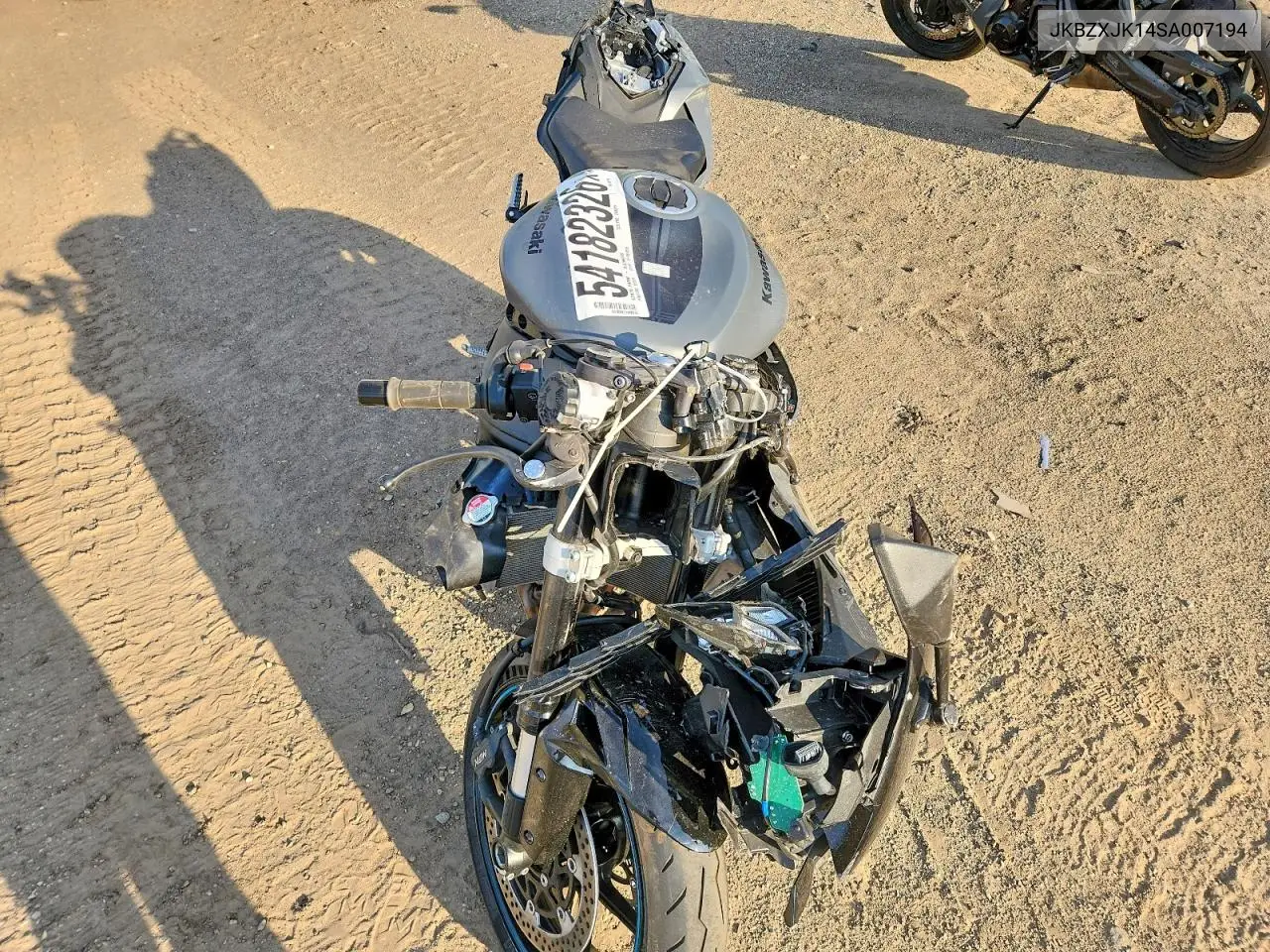 2025 Kawasaki Zx636 K VIN: JKBZXJK14SA007194 Lot: 54182326