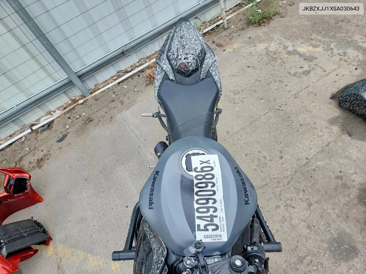 2025 Kawasaki Zx636 K VIN: JKBZXJJ1XSA030643 Lot: 54990986