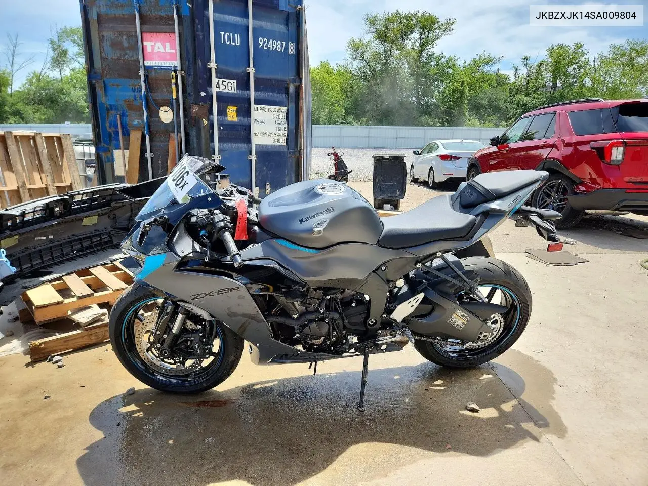2025 Kawasaki Zx636 K VIN: JKBZXJK14SA009804 Lot: 55741106