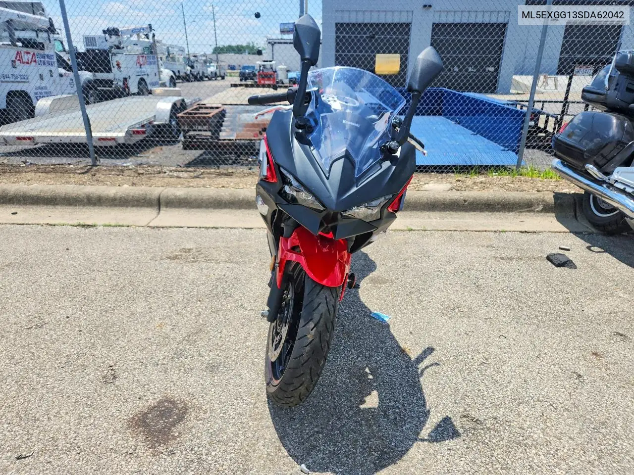2025 Kawasaki Ex500 VIN: ML5EXGG13SDA62042 Lot: 56029956