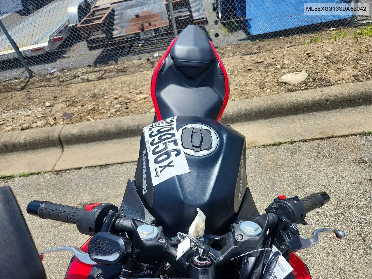2025 Kawasaki Ex500 VIN: ML5EXGG13SDA62042 Lot: 56029956