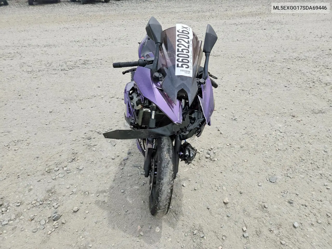 2025 Kawasaki Ex500 VIN: ML5EXGG17SDA69446 Lot: 56052206