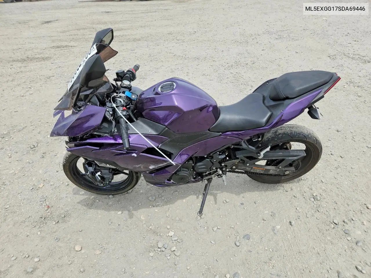 2025 Kawasaki Ex500 VIN: ML5EXGG17SDA69446 Lot: 56052206