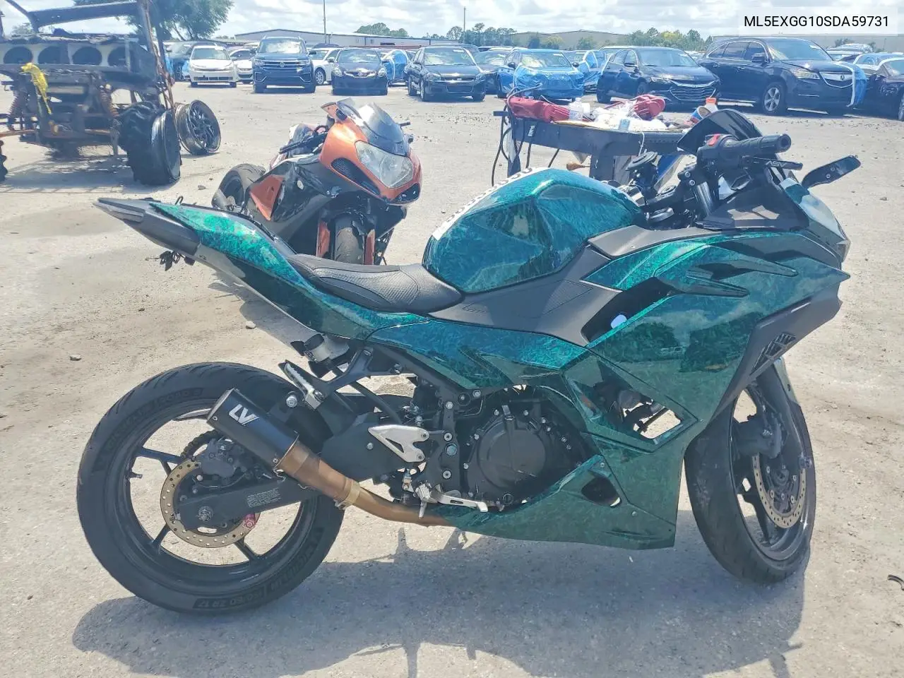2025 Kawasaki Ex500 VIN: ML5EXGG10SDA59731 Lot: 56533856