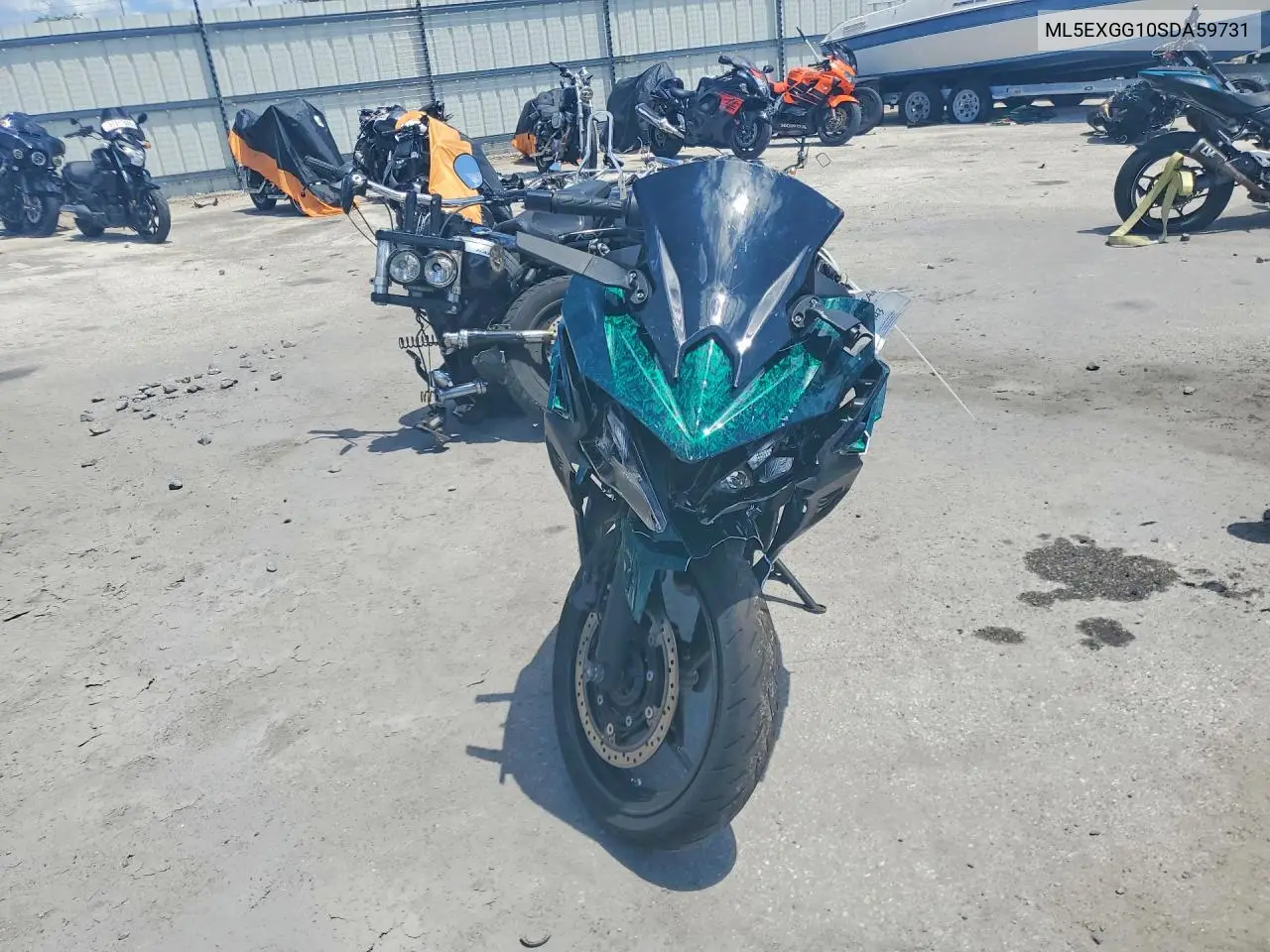 2025 Kawasaki Ex500 VIN: ML5EXGG10SDA59731 Lot: 56533856