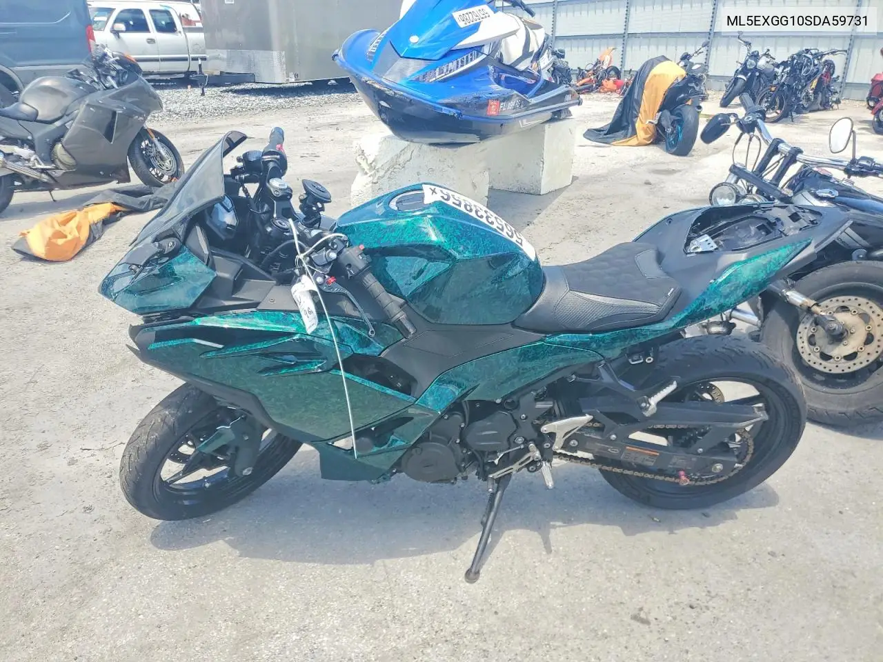 2025 Kawasaki Ex500 VIN: ML5EXGG10SDA59731 Lot: 56533856