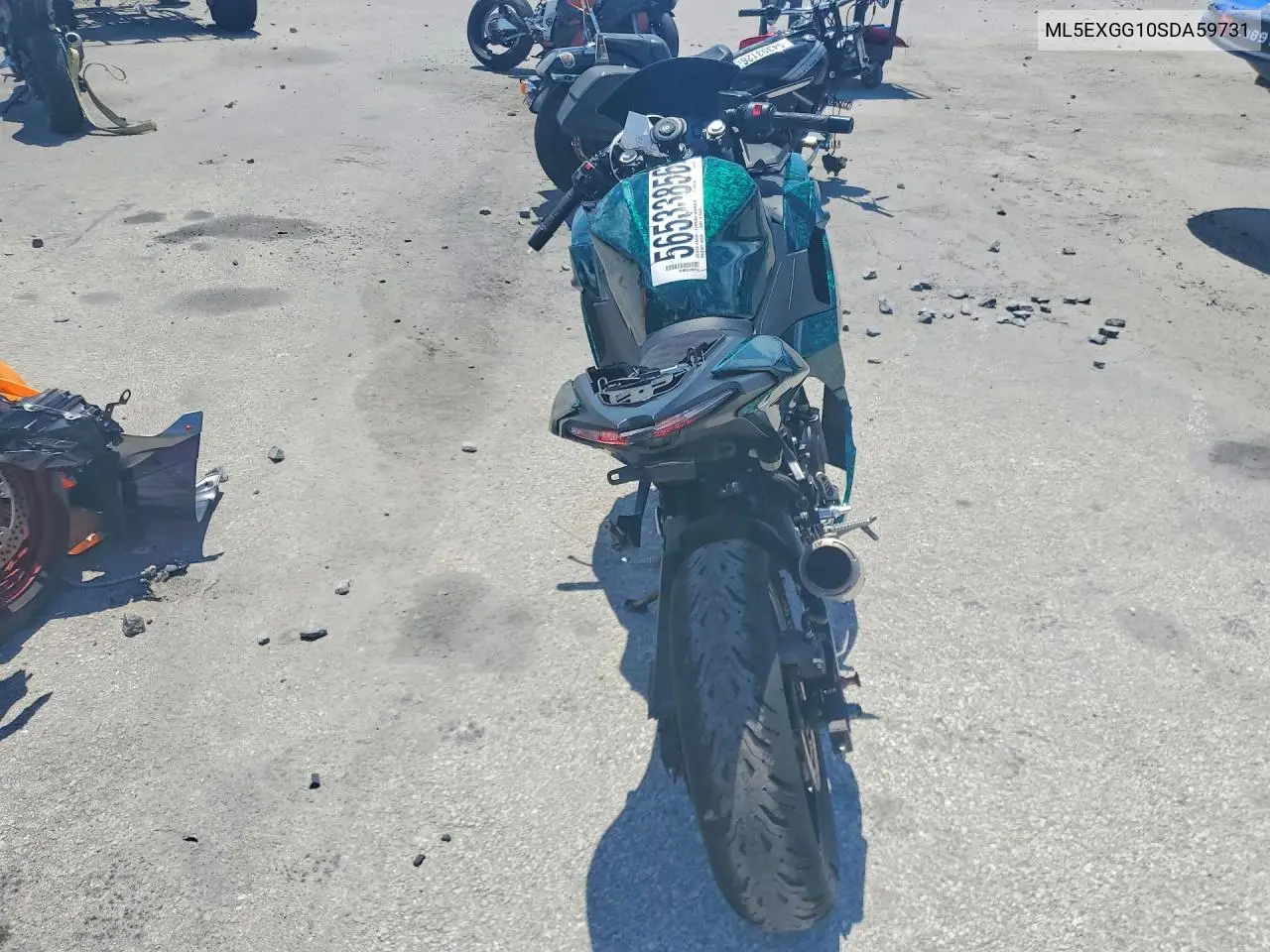 2025 Kawasaki Ex500 VIN: ML5EXGG10SDA59731 Lot: 56533856