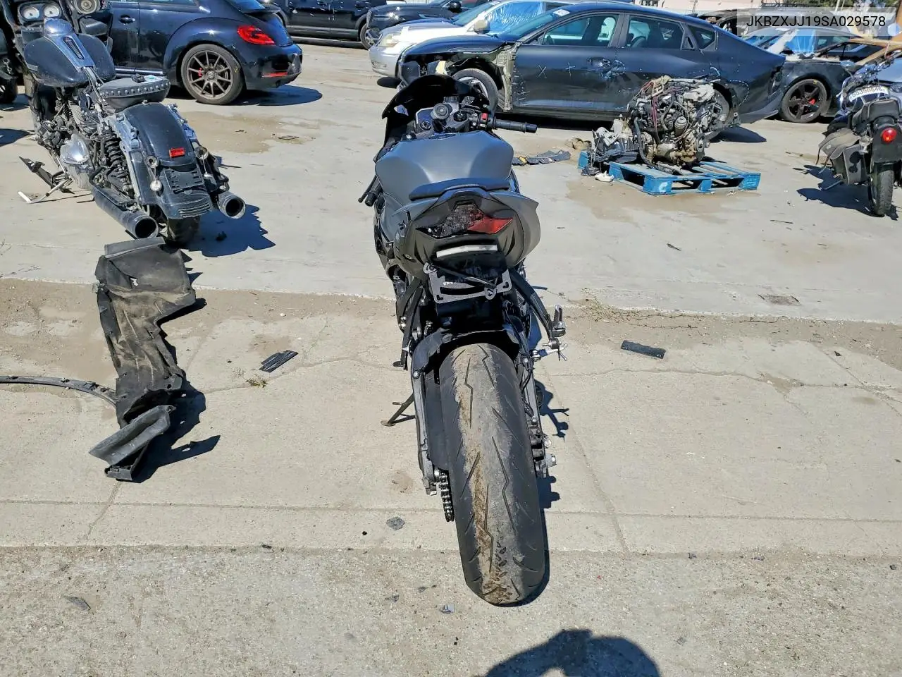 2025 Kawasaki Zx636 K VIN: JKBZXJJ19SA029578 Lot: 56979566