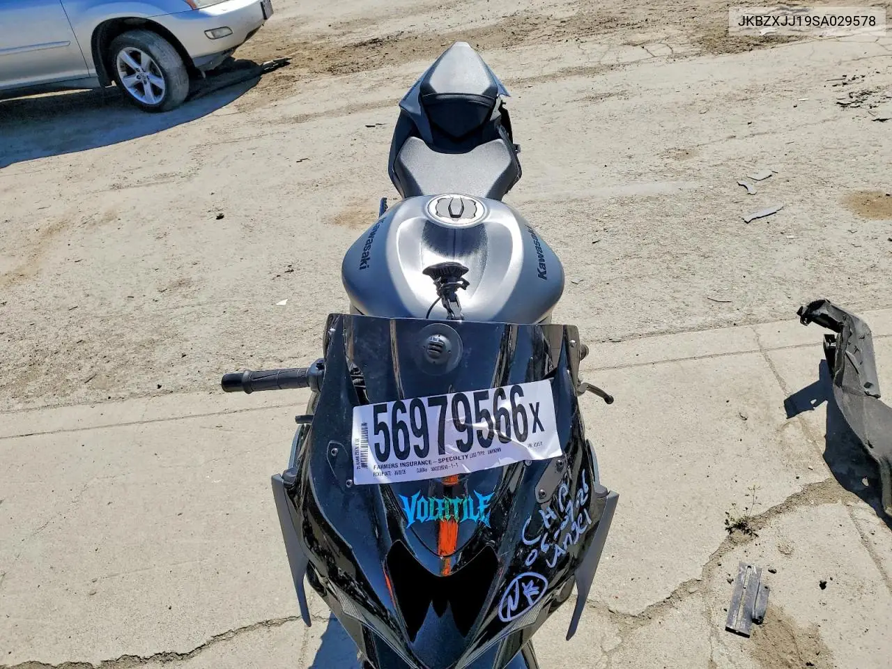 2025 Kawasaki Zx636 K VIN: JKBZXJJ19SA029578 Lot: 56979566