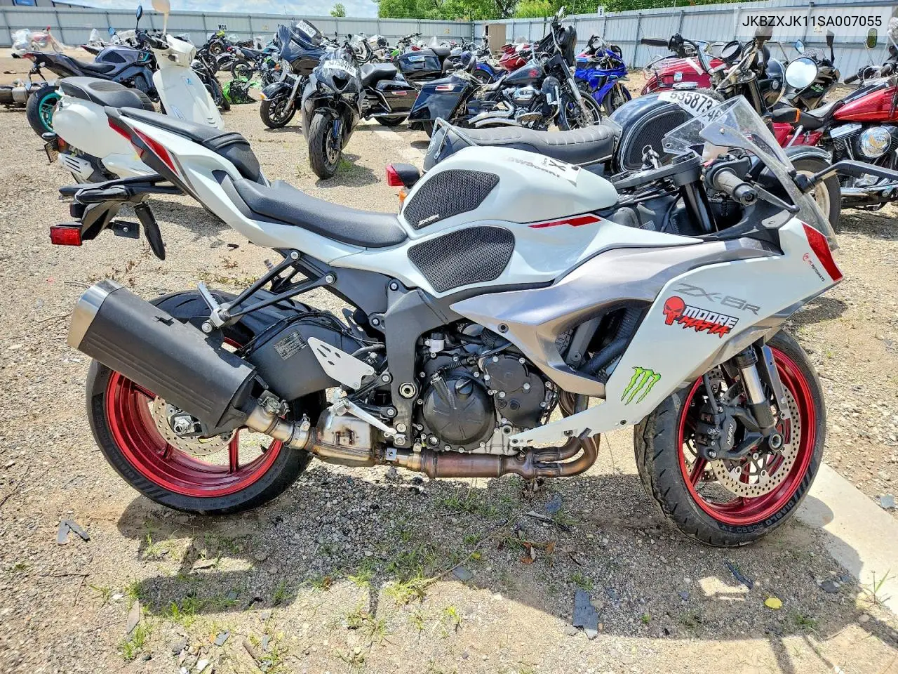 2025 Kawasaki Zx636 K VIN: JKBZXJK11SA007055 Lot: 57308656
