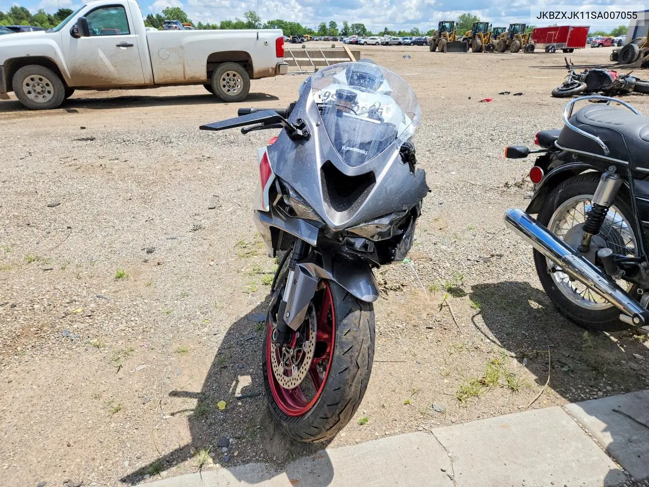 2025 Kawasaki Zx636 K VIN: JKBZXJK11SA007055 Lot: 57308656