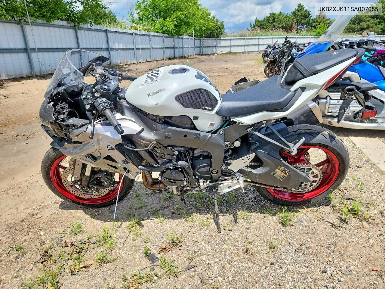 2025 Kawasaki Zx636 K VIN: JKBZXJK11SA007055 Lot: 57308656