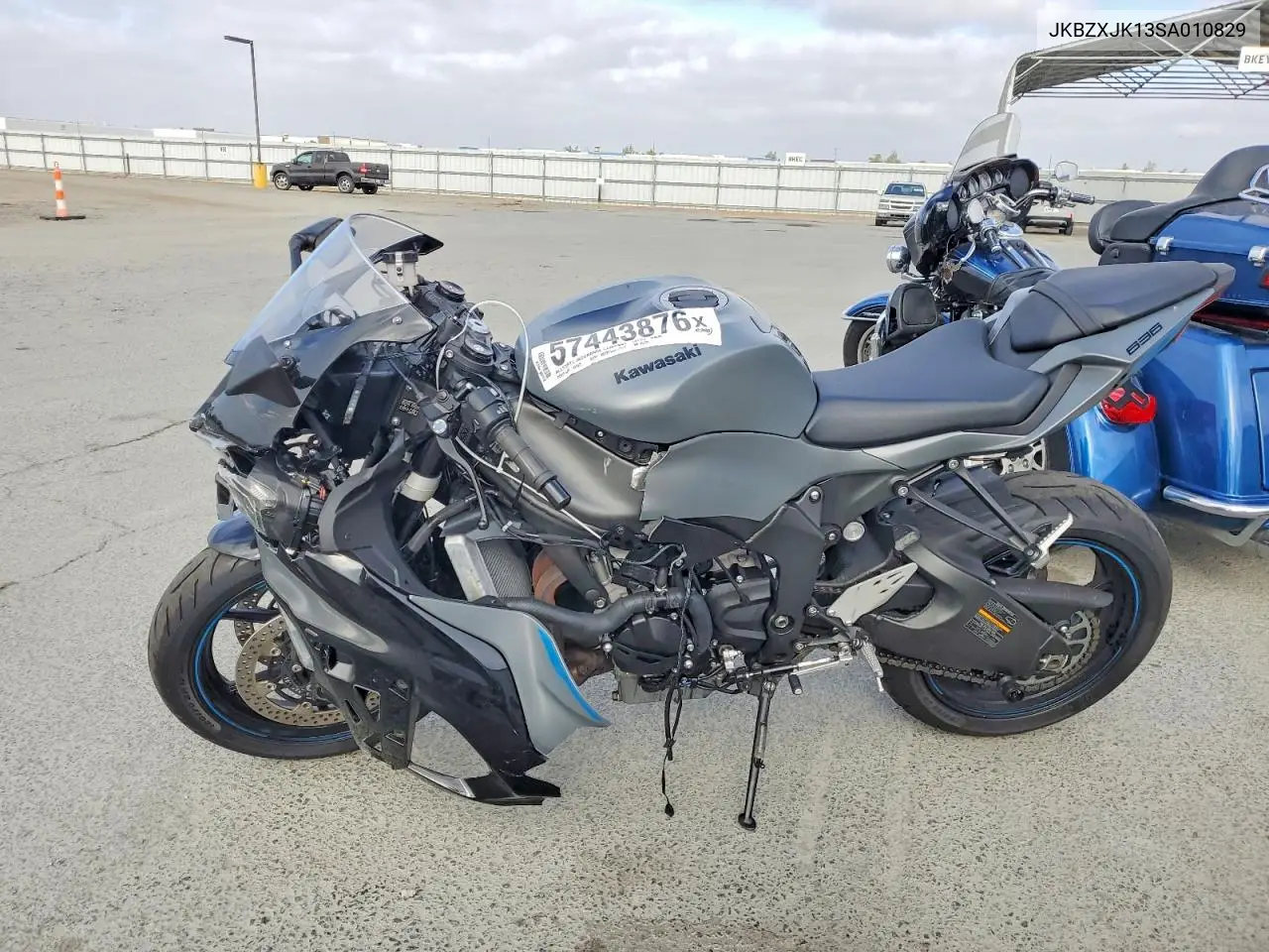 2025 Kawasaki Zx636 K VIN: JKBZXJK13SA010829 Lot: 57443876