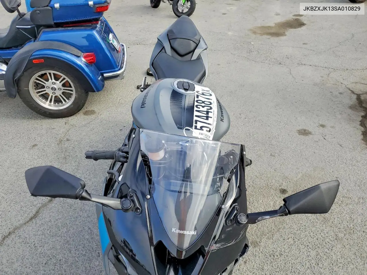 2025 Kawasaki Zx636 K VIN: JKBZXJK13SA010829 Lot: 57443876