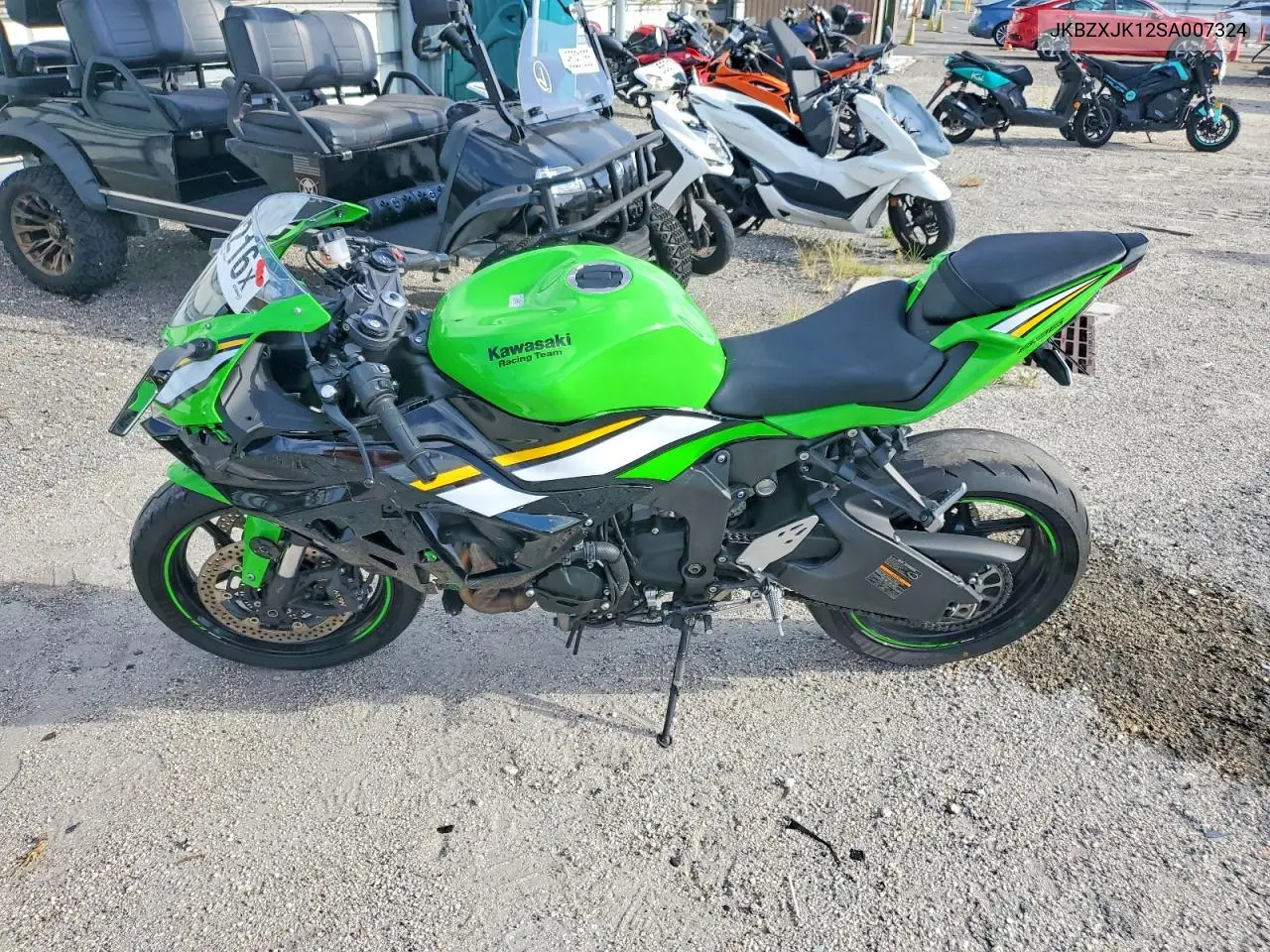 2025 Kawasaki Zx636 K VIN: JKBZXJK12SA007324 Lot: 57892216