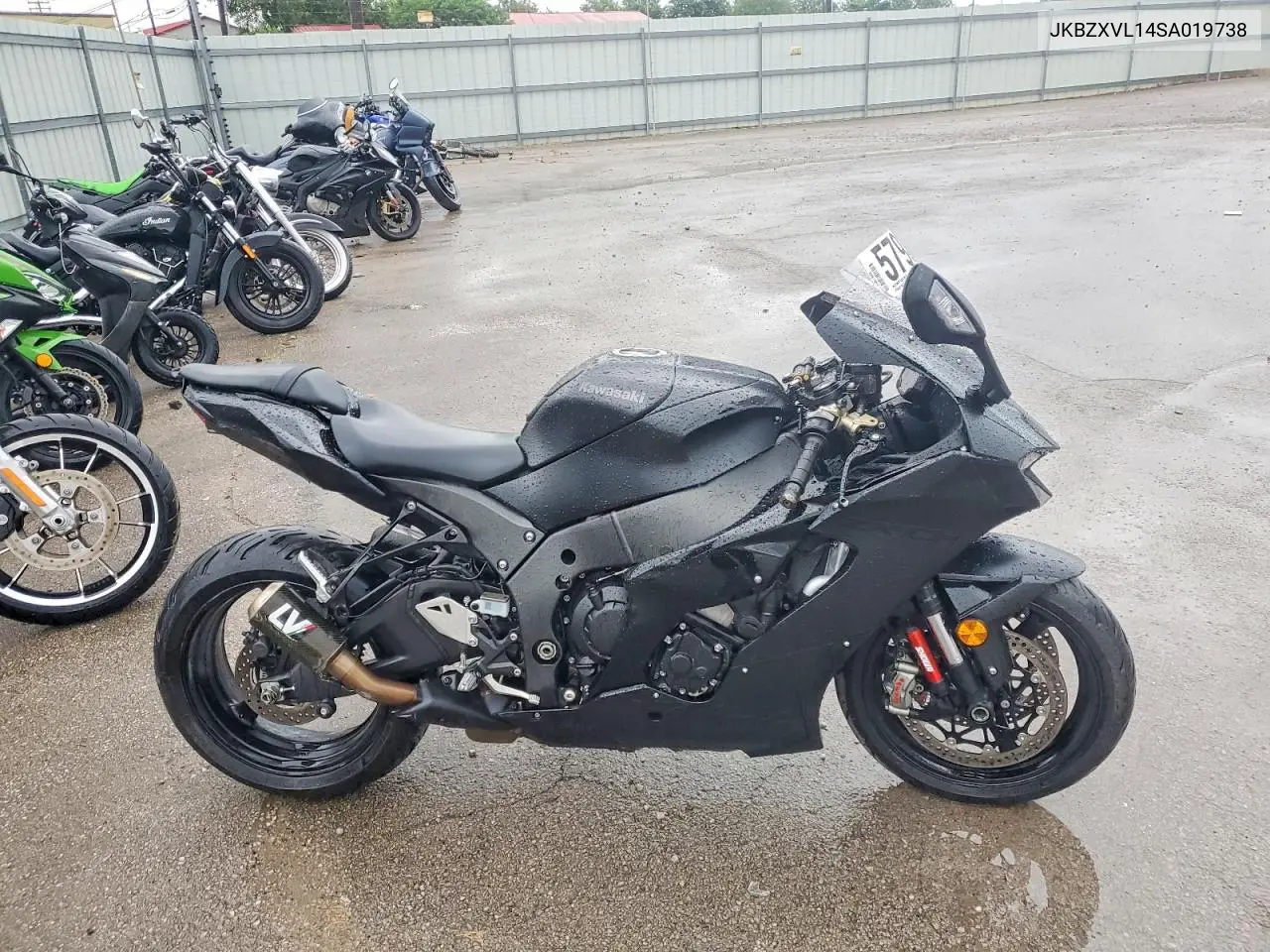 2025 Kawasaki Zx1002 L VIN: JKBZXVL14SA019738 Lot: 57934526