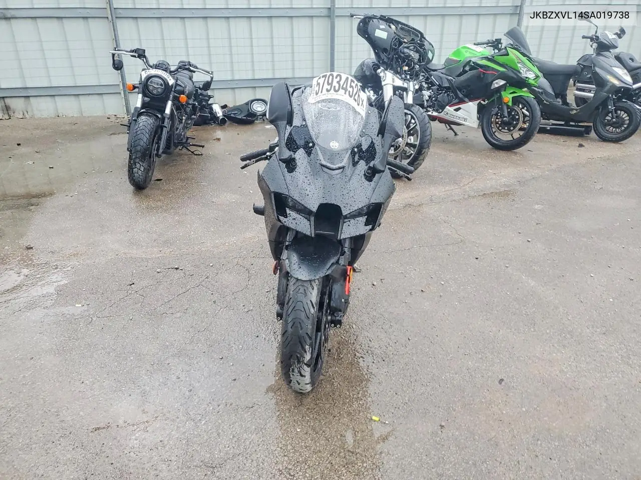 2025 Kawasaki Zx1002 L VIN: JKBZXVL14SA019738 Lot: 57934526