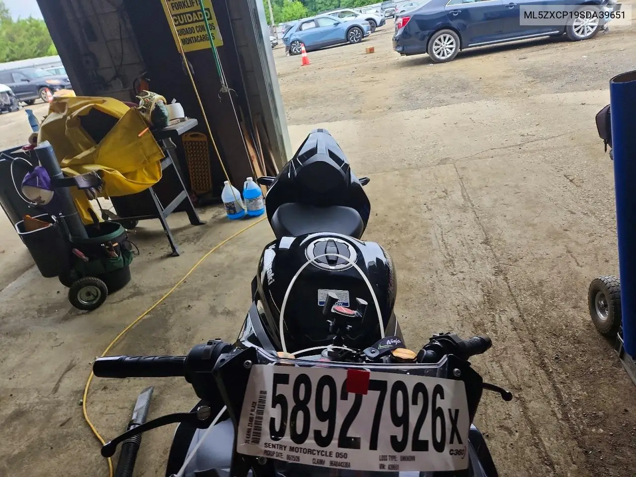 2025 Kawasaki Zx400 P VIN: ML5ZXCP19SDA39651 Lot: 58927926