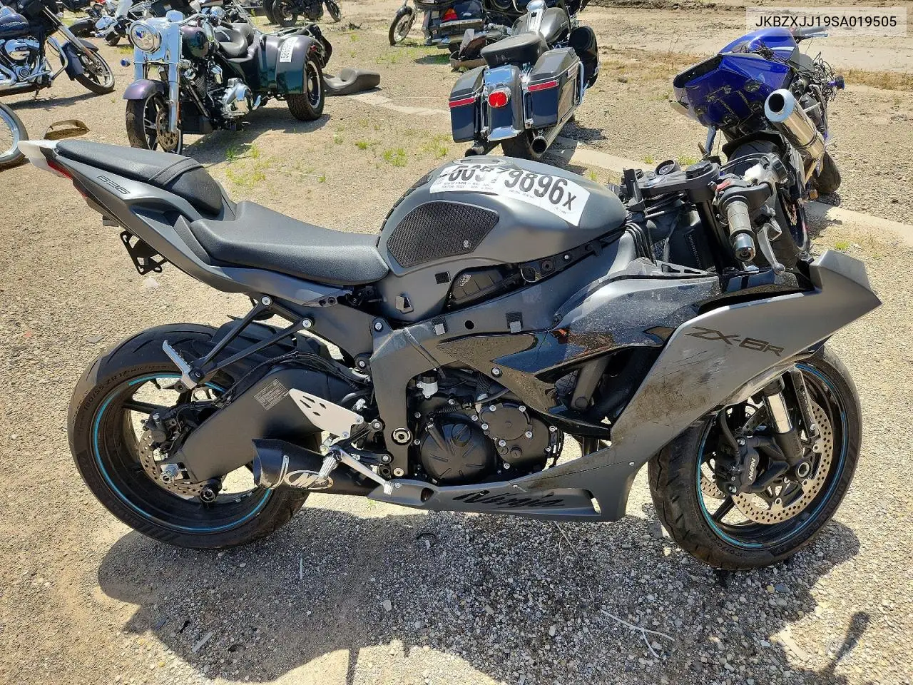 2025 Kawasaki Zx636 K VIN: JKBZXJJ19SA019505 Lot: 58979896