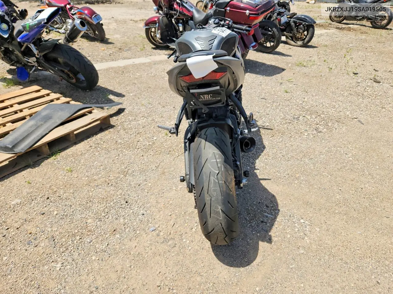 2025 Kawasaki Zx636 K VIN: JKBZXJJ19SA019505 Lot: 58979896