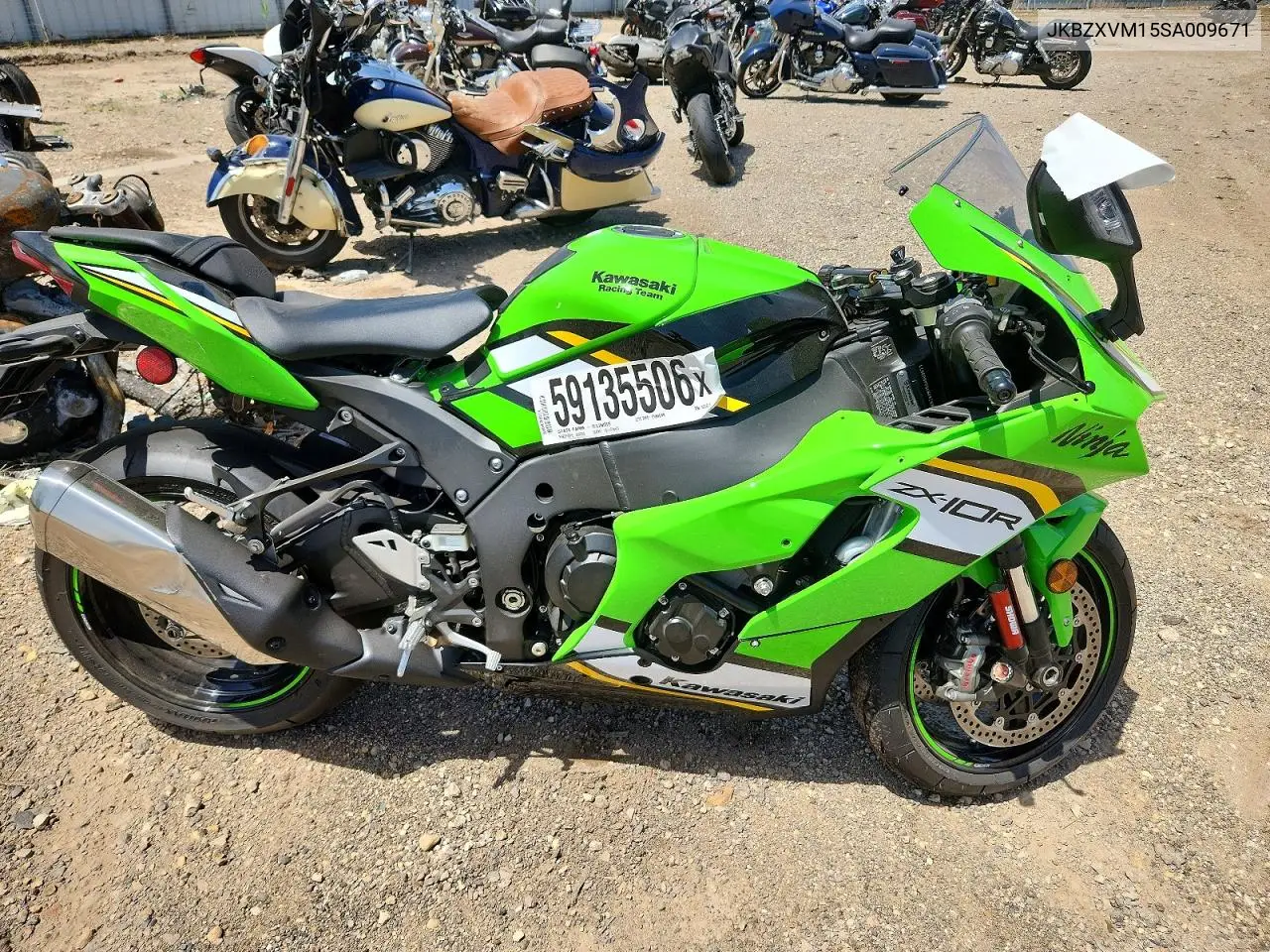 2025 Kawasaki Zx1002 M VIN: JKBZXVM15SA009671 Lot: 59135506