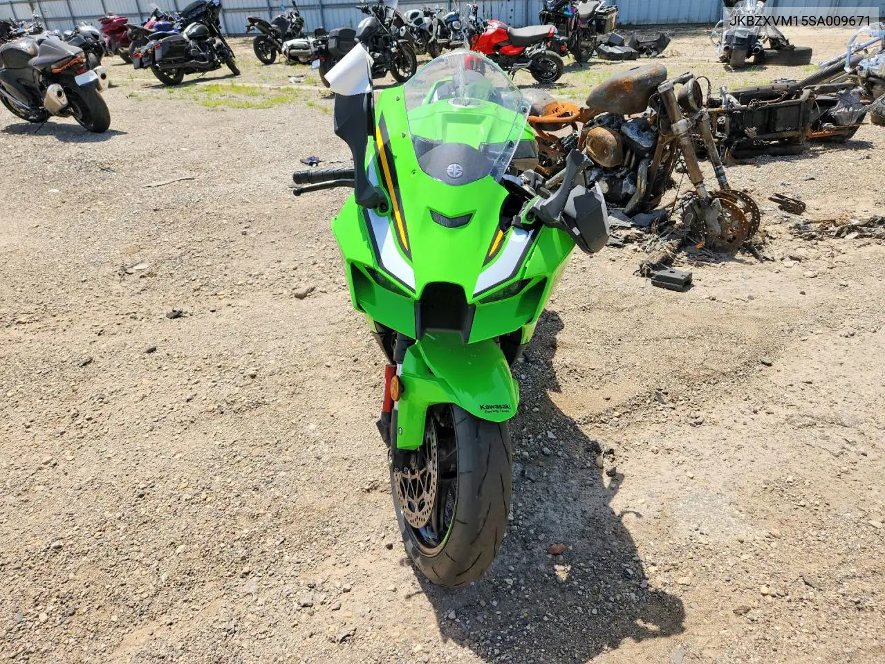 2025 Kawasaki Zx1002 M VIN: JKBZXVM15SA009671 Lot: 59135506
