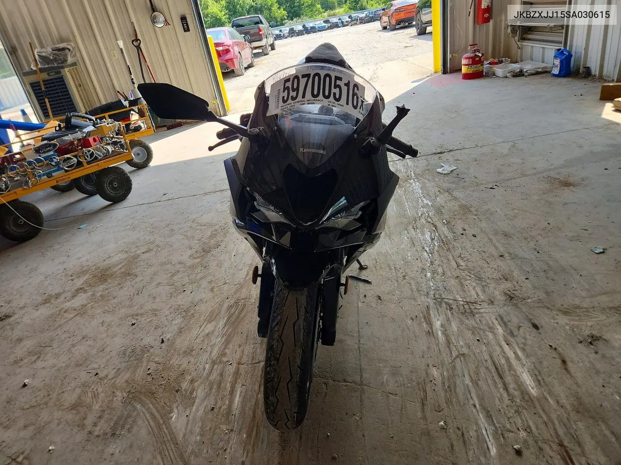 2025 Kawasaki Zx636 K VIN: JKBZXJJ15SA030615 Lot: 59700516