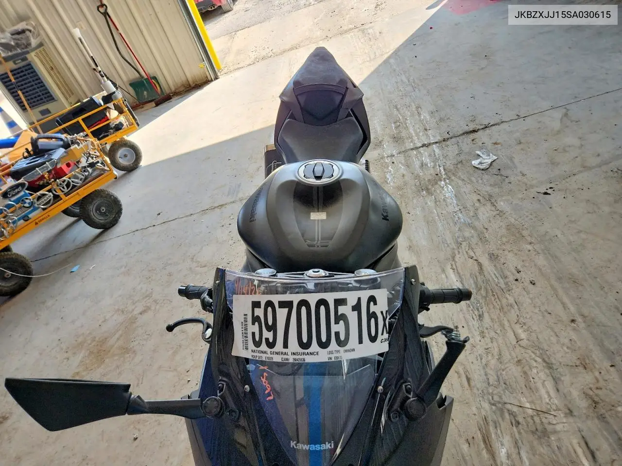2025 Kawasaki Zx636 K VIN: JKBZXJJ15SA030615 Lot: 59700516