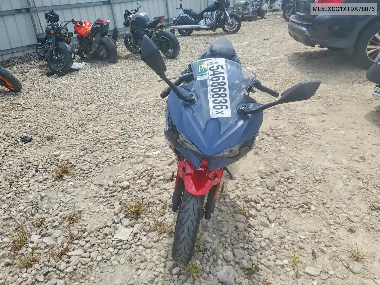 2026 Kawasaki Ex500 VIN: ML5EXGG1XTDA78076 Lot: 54686836
