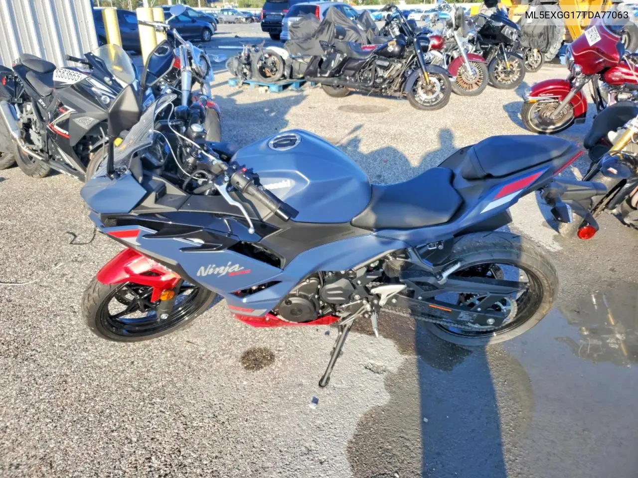 2026 Kawasaki Ex500 VIN: ML5EXGG17TDA77063 Lot: 56465226