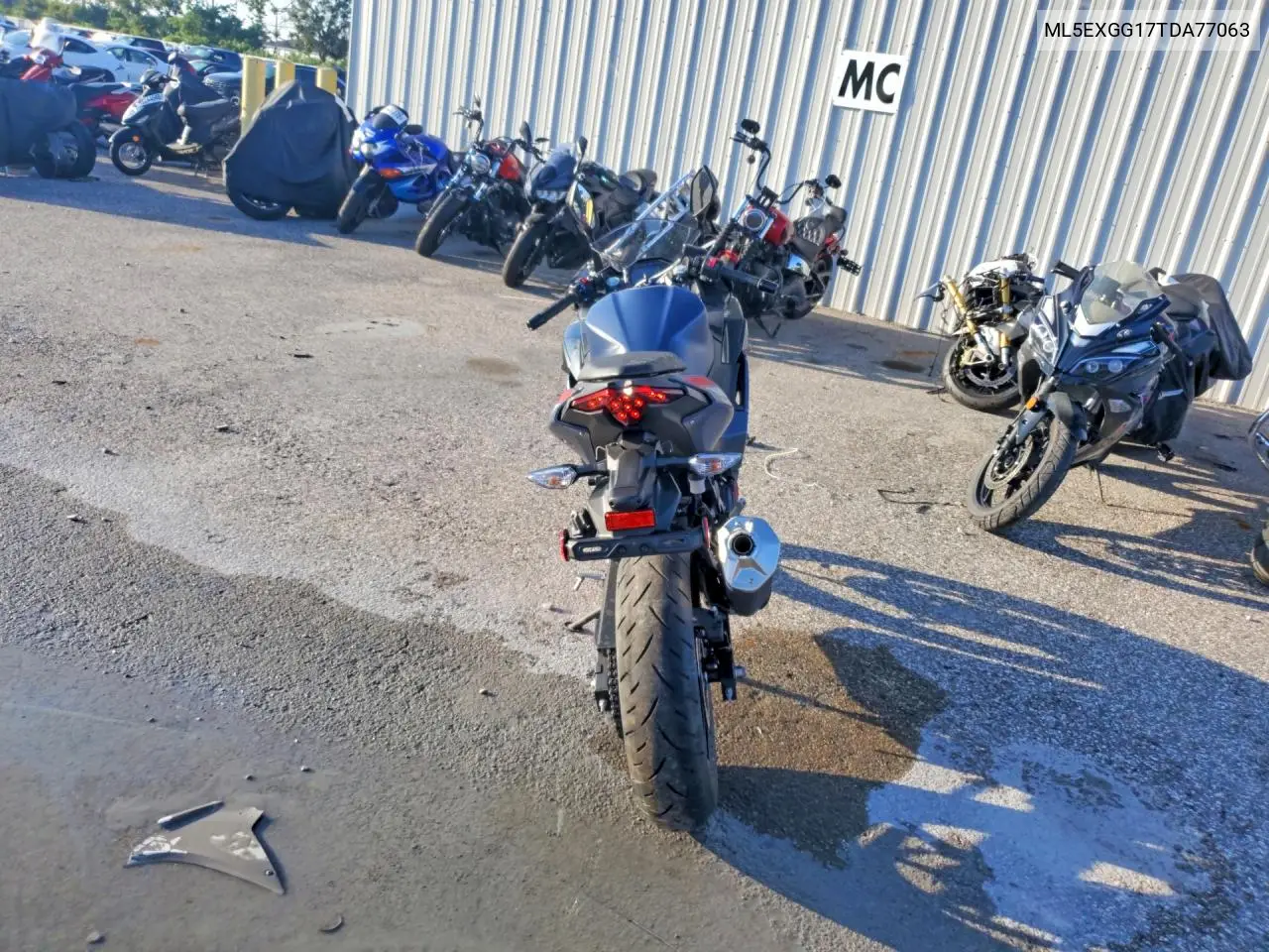 2026 Kawasaki Ex500 VIN: ML5EXGG17TDA77063 Lot: 56465226