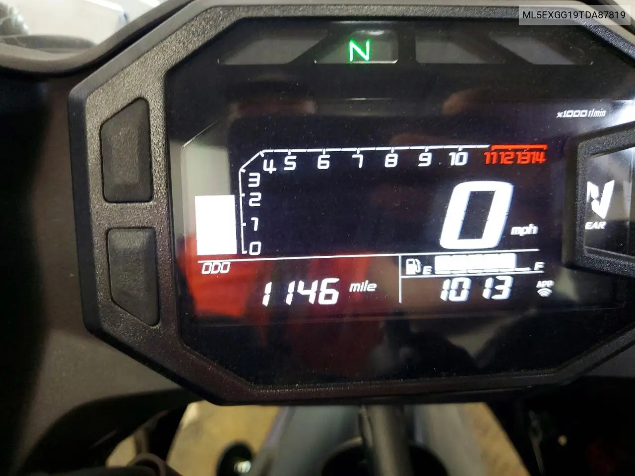 2026 Kawasaki Ex500 VIN: ML5EXGG19TDA87819 Lot: 61366526