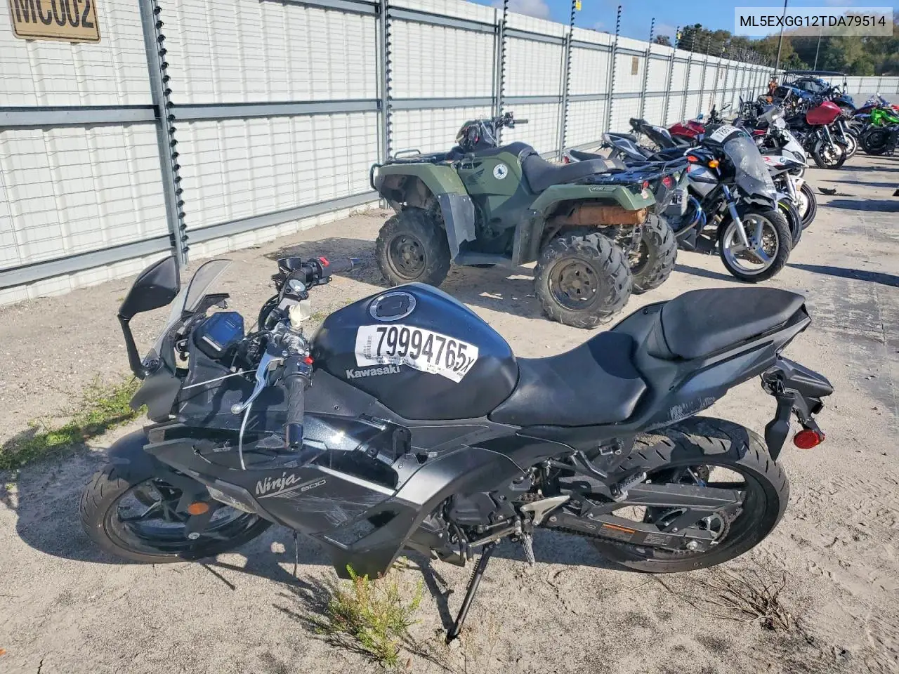 2026 Kawasaki Ex500 VIN: ML5EXGG12TDA79514 Lot: 79994765
