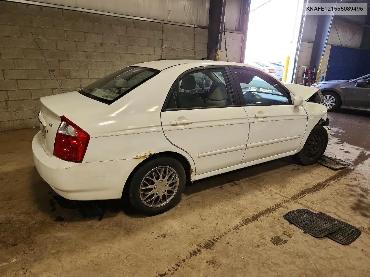 2005 Kia Spectra Lx/Ex VIN: KNAFE121555089496 Lot: 56804366