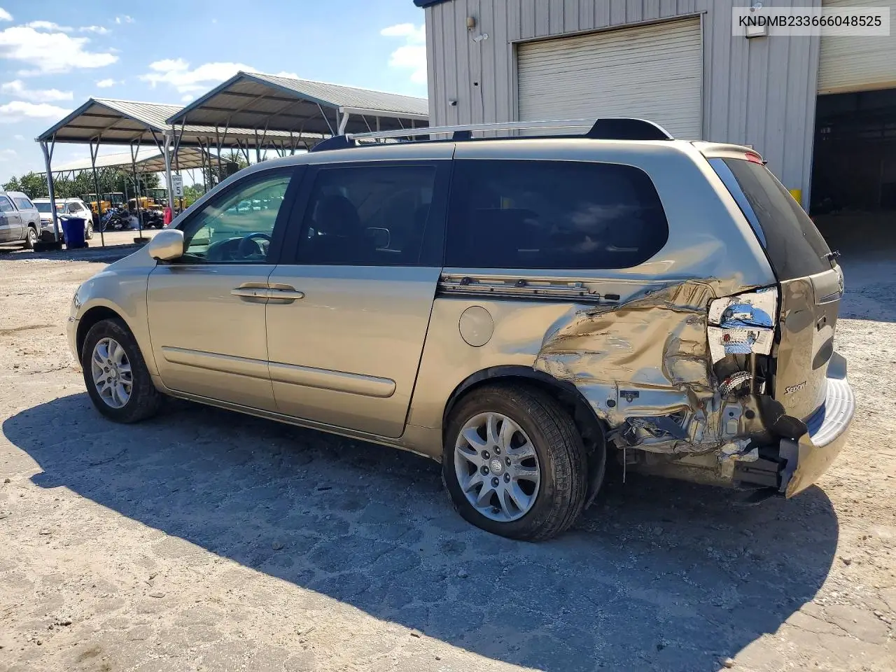 2006 Kia Sedona Lx VIN: KNDMB233666048525 Lot: 55726266