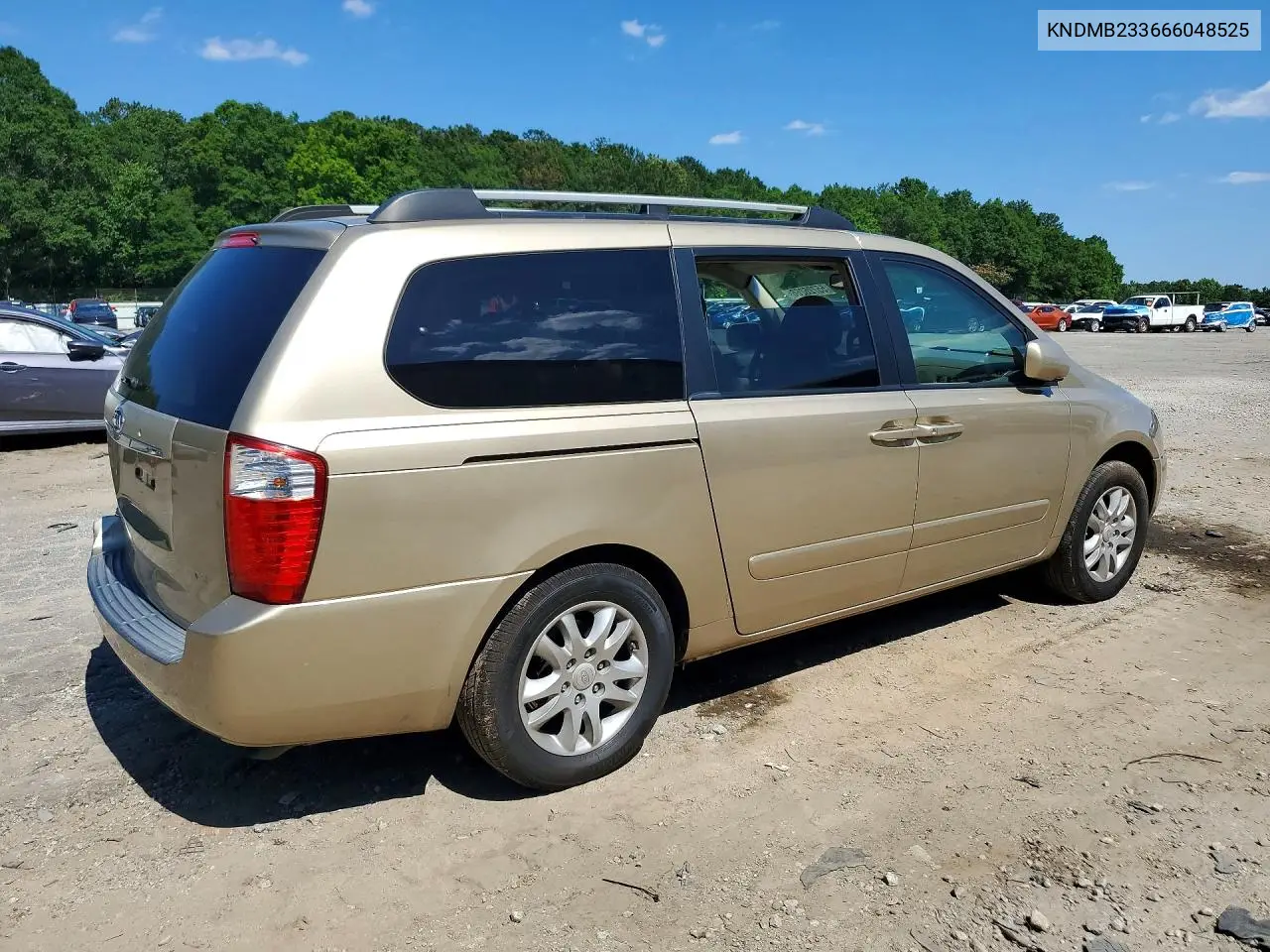 2006 Kia Sedona Lx VIN: KNDMB233666048525 Lot: 55726266