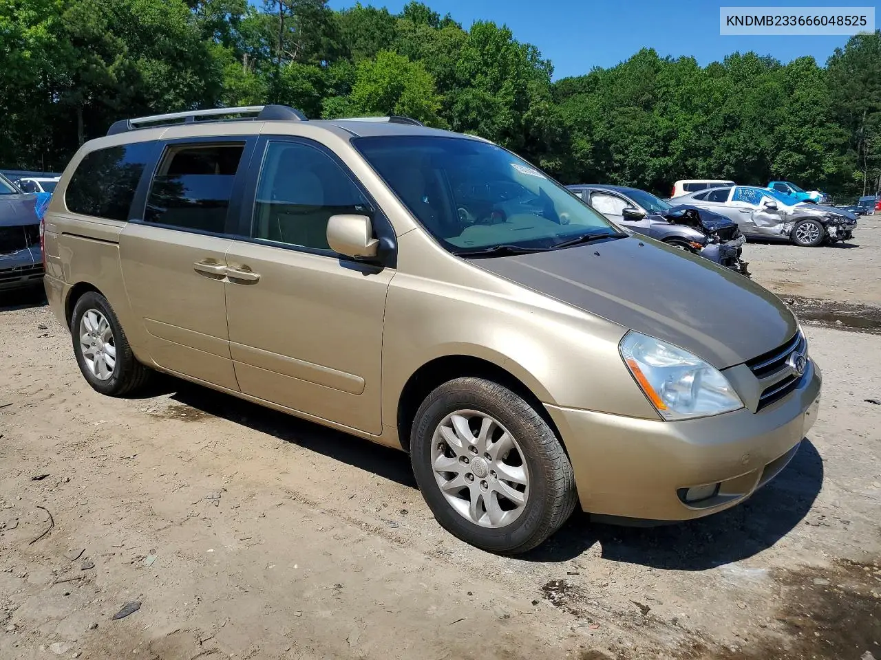 2006 Kia Sedona Lx VIN: KNDMB233666048525 Lot: 55726266