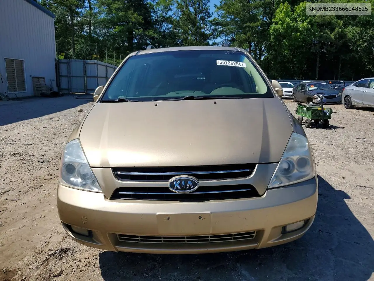 2006 Kia Sedona Lx VIN: KNDMB233666048525 Lot: 55726266