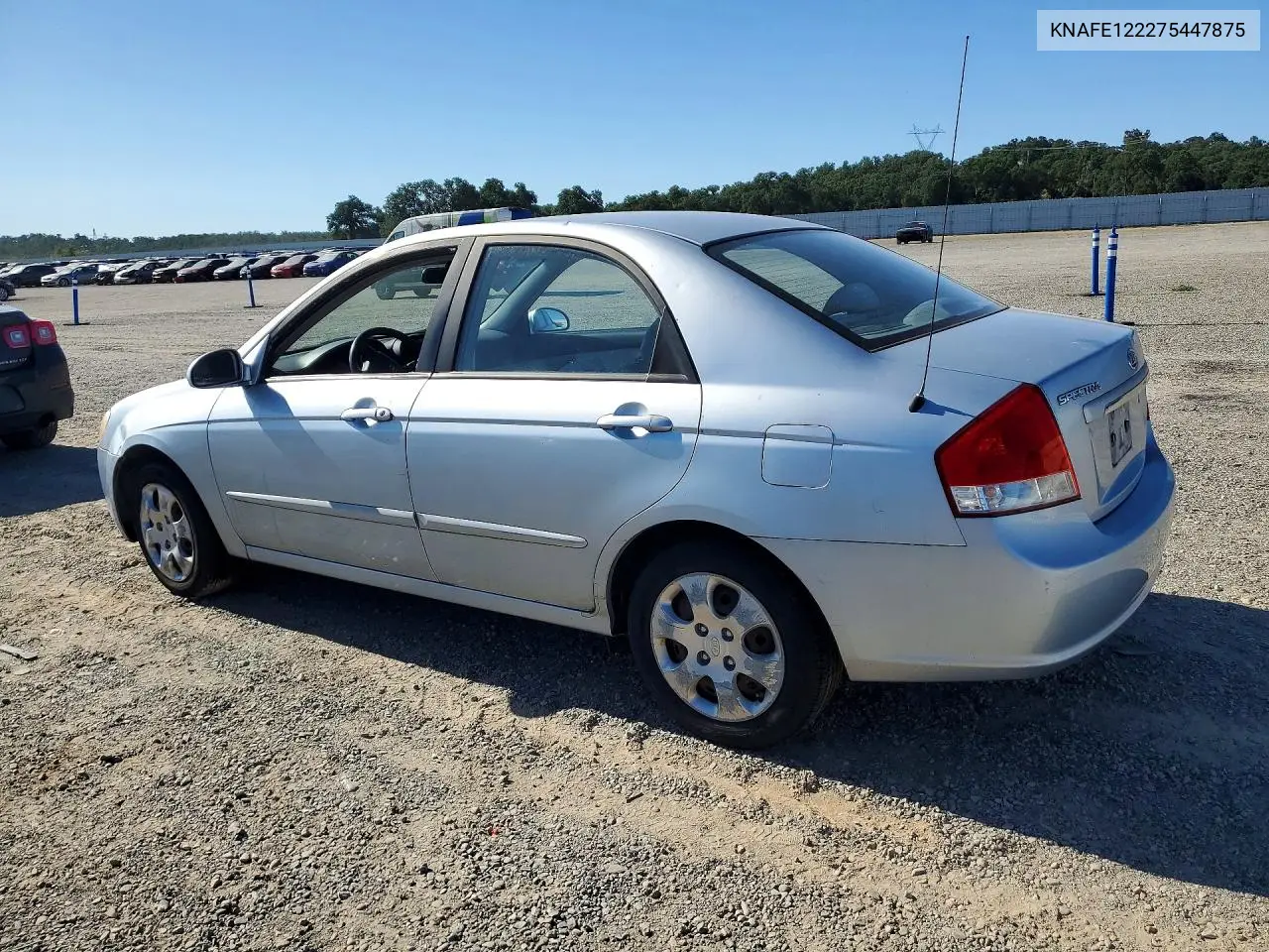 2007 Kia Spectra Lx VIN: KNAFE122275447875 Lot: 53211476