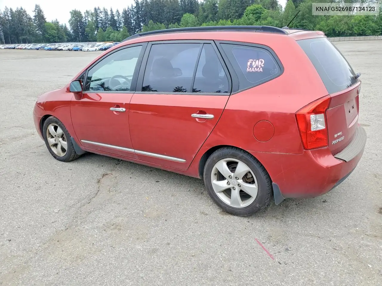 2008 Kia Rondo Lx VIN: KNAFG526987134123 Lot: 52427666