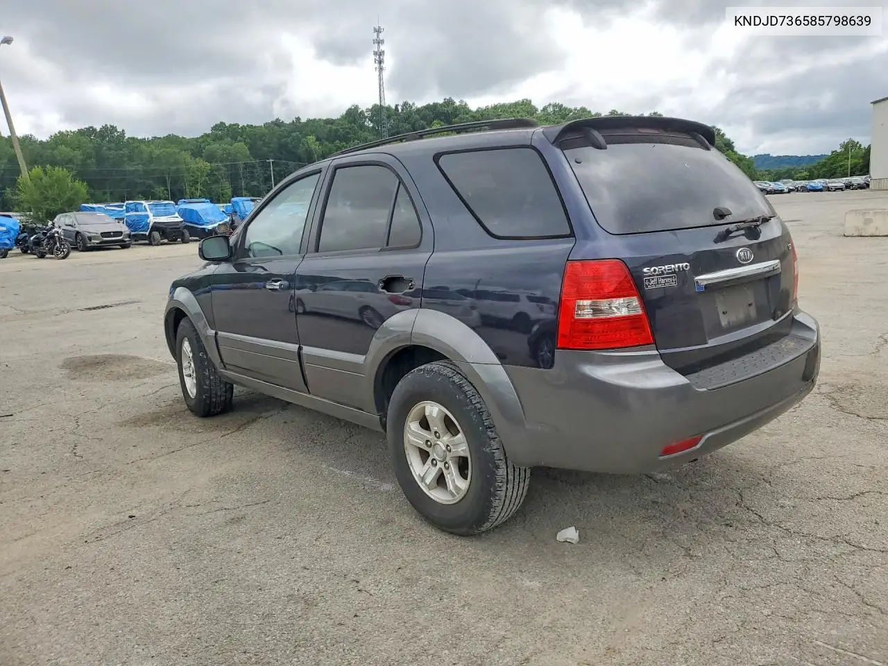 2008 Kia Sorento Ex VIN: KNDJD736585798639 Lot: 56497456