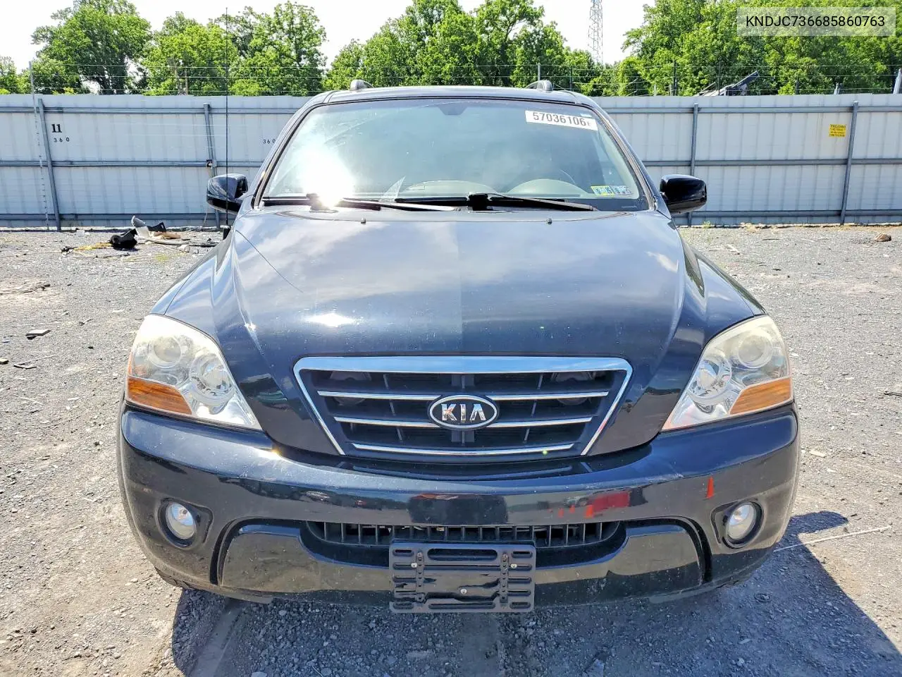 2008 Kia Sorento Ex VIN: KNDJC736685860763 Lot: 57036106