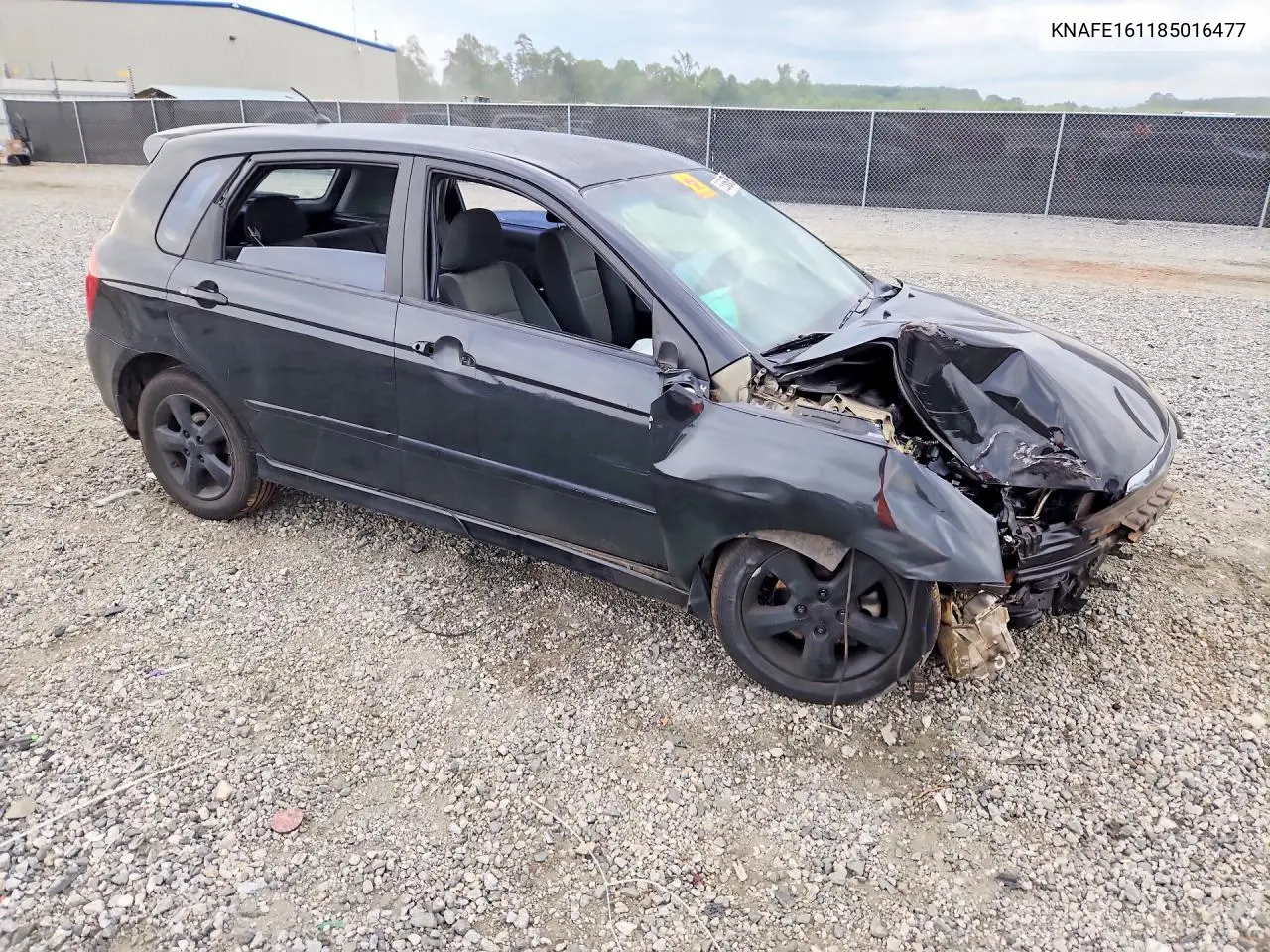 2008 Kia Spectra5 5 Sx VIN: KNAFE161185016477 Lot: 58568516