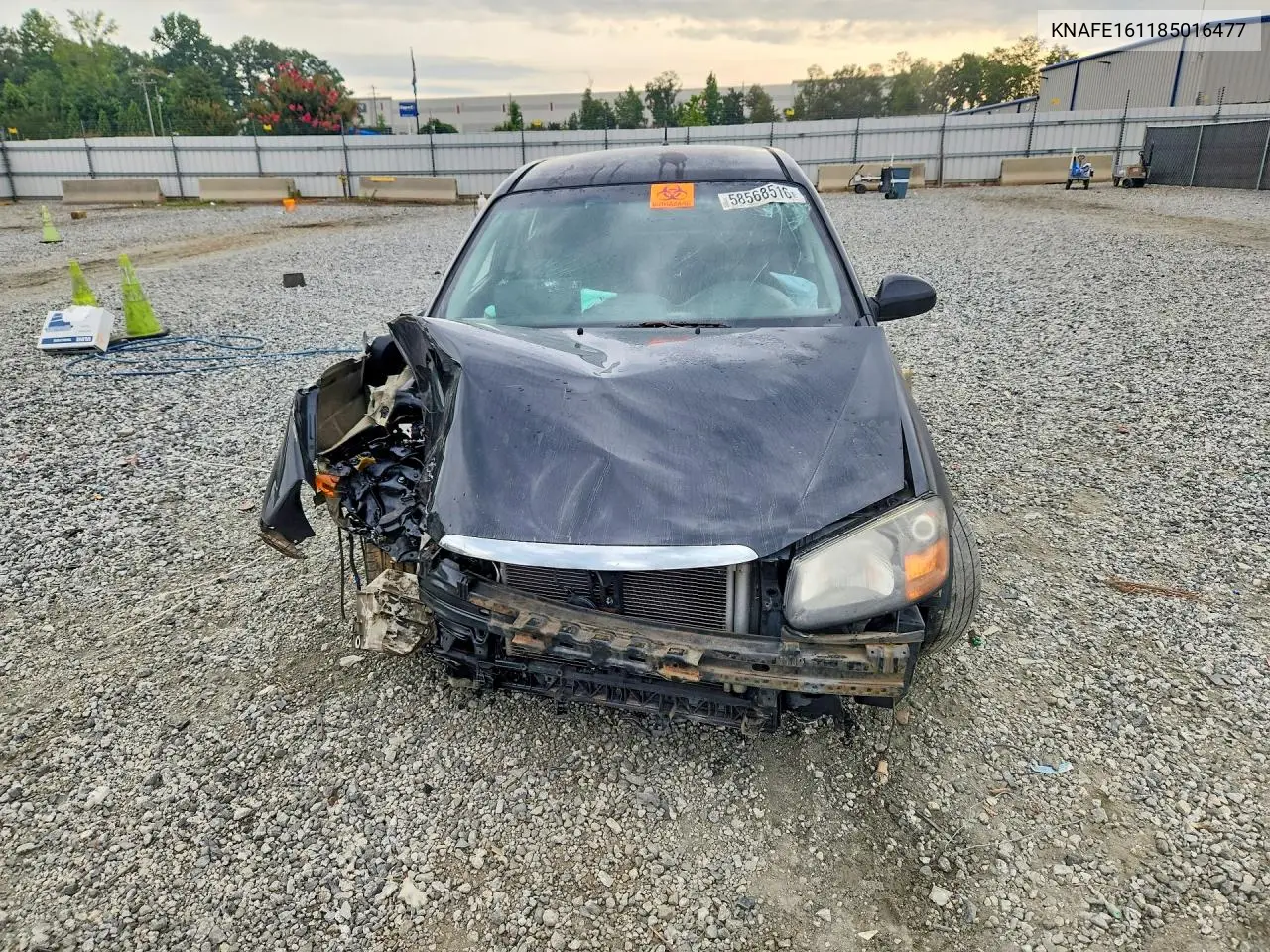 2008 Kia Spectra5 5 Sx VIN: KNAFE161185016477 Lot: 58568516
