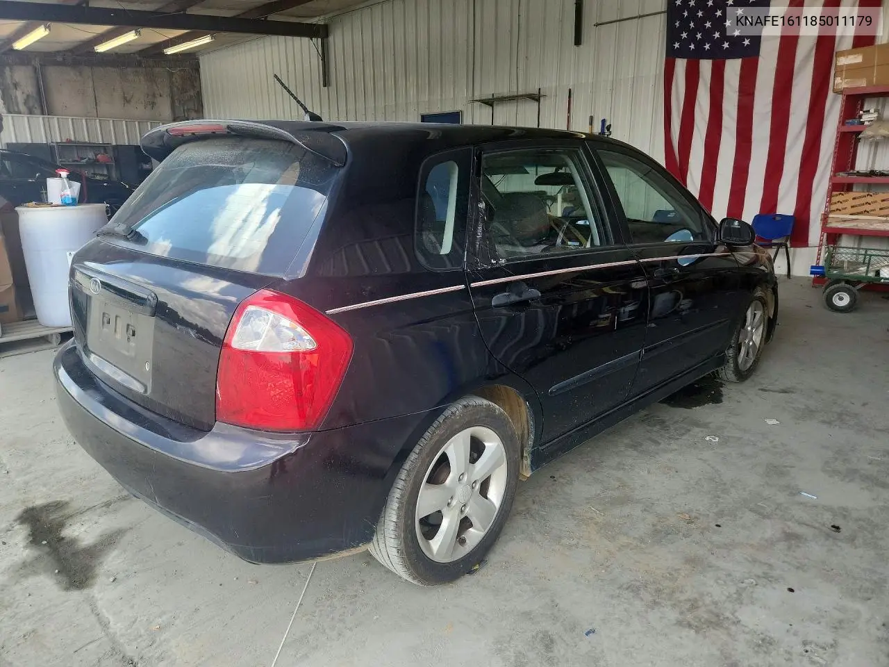 2008 Kia Spectra5 5 Sx VIN: KNAFE161185011179 Lot: 60051206